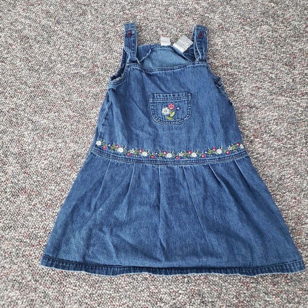 90s McKids Denim Jumper Dress